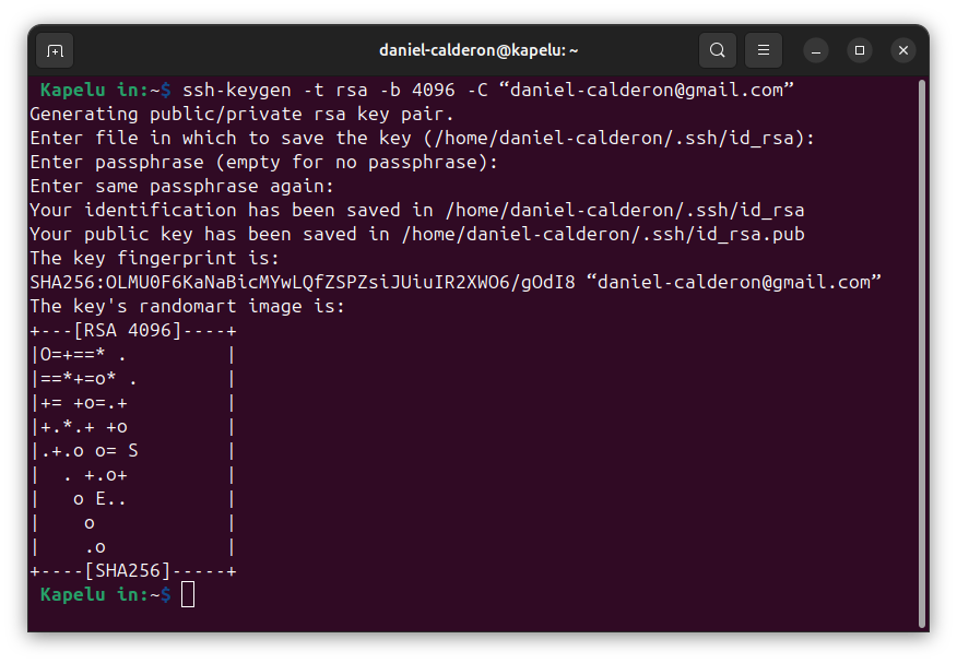configurar clave SSH