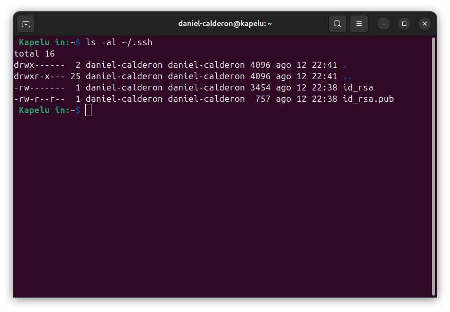 configurar clave SSH
